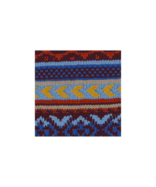 Burlington Fair Isle Sok | Rood