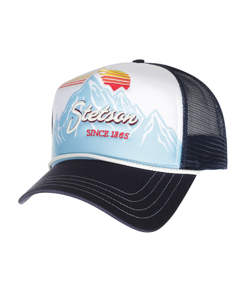 Stetson Trucker Cap Alpine Sunset | Blauw