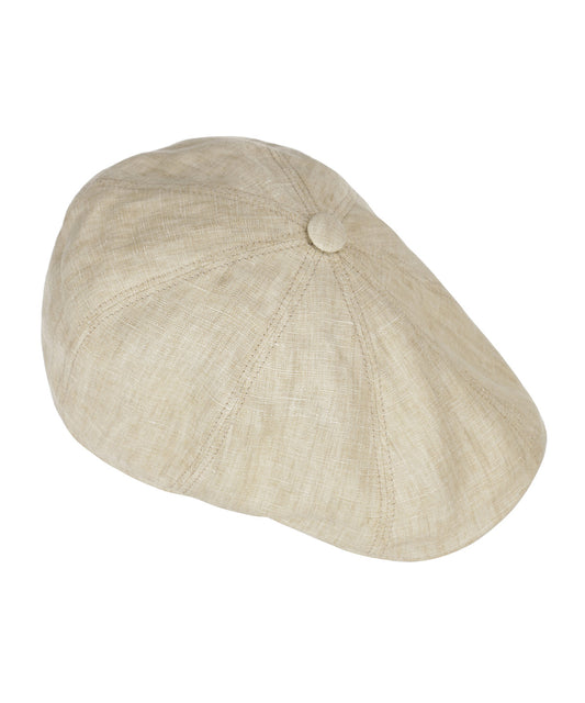 8-Panel Cap Linnen | Beige