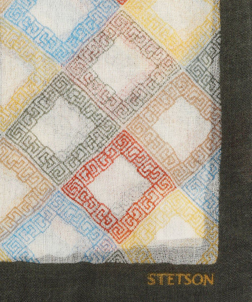 Stetson Scarf Summer Rhombus | beige 75