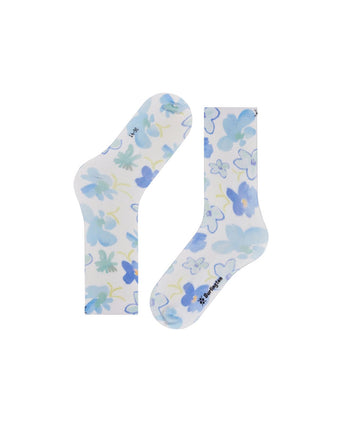 Burlington Sok Garden Bloom | Wit