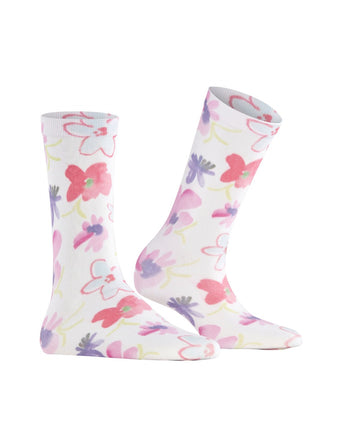 Burlington Sok Garden Bloom | Wit