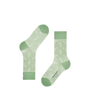 Burlington Sok Paisley | Groen