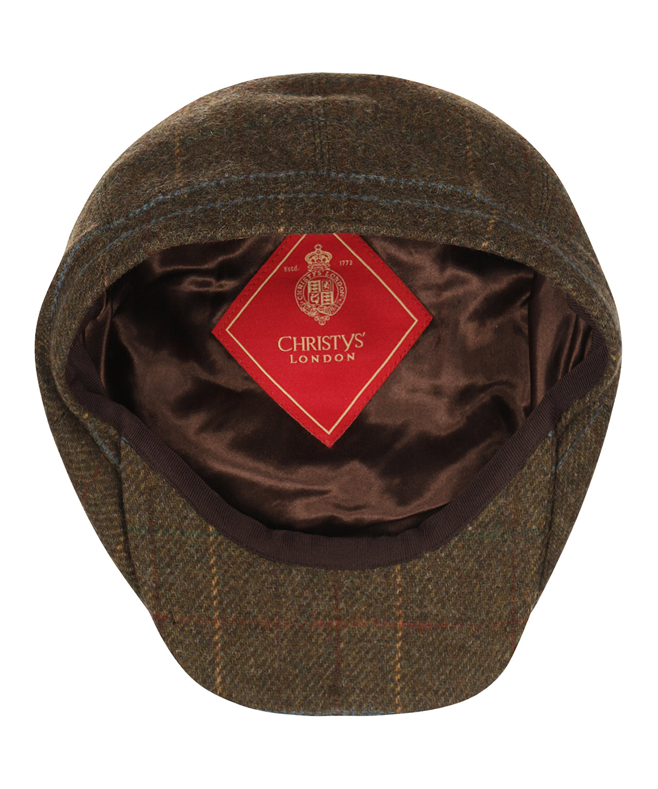 Christy Newsboy Tweed Cap | Brown