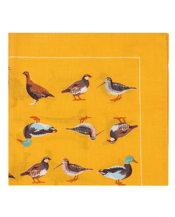 Zakdoek Birds | Oranje