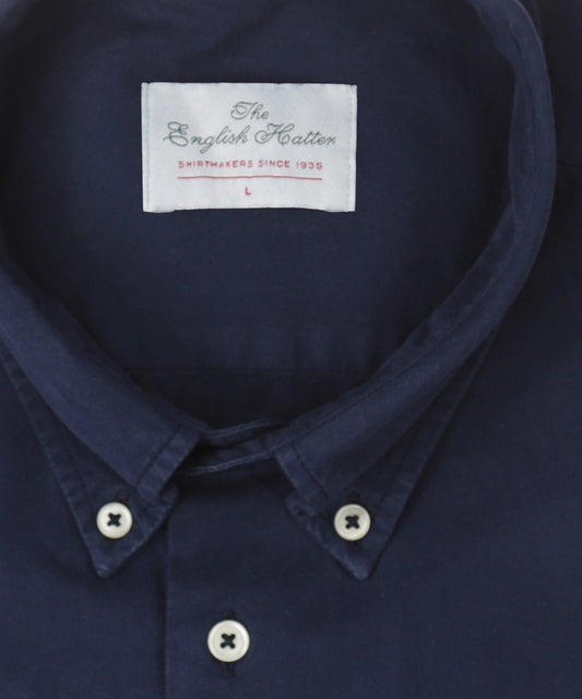 Shirt Garment Washed Cotton | Navy