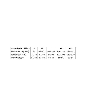 Overhemd Grandfather Shirt linnen | Blauw
