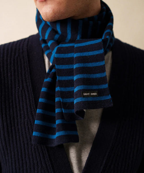 Saint James Sjaal Wol | Blauw