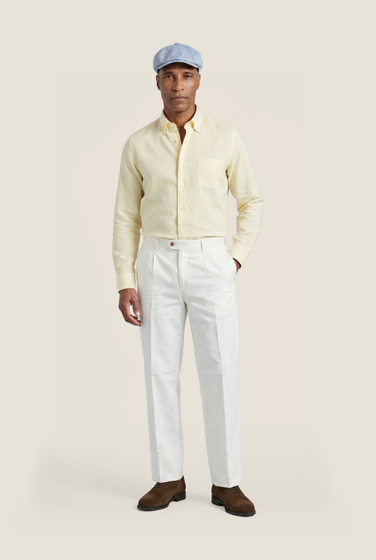 Shirt Linnen | Geel