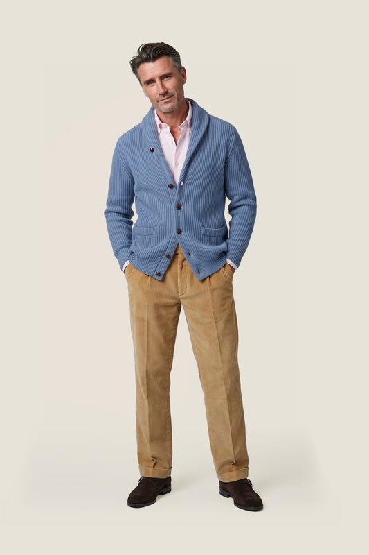 Geelong Sjaalkraagvest | Jeans