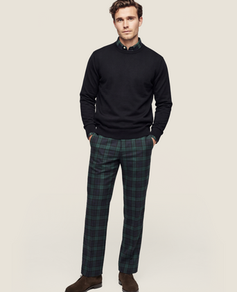 Pullover Merino wol ronde hals | Navy