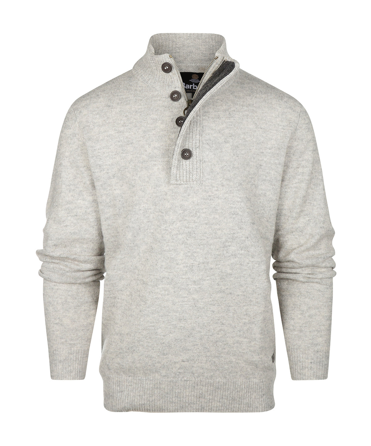 Elbow Patch Sweatshirt | Light Grey