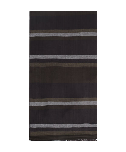 Katoen Viscose Sjaal | Bruin Groen Multi