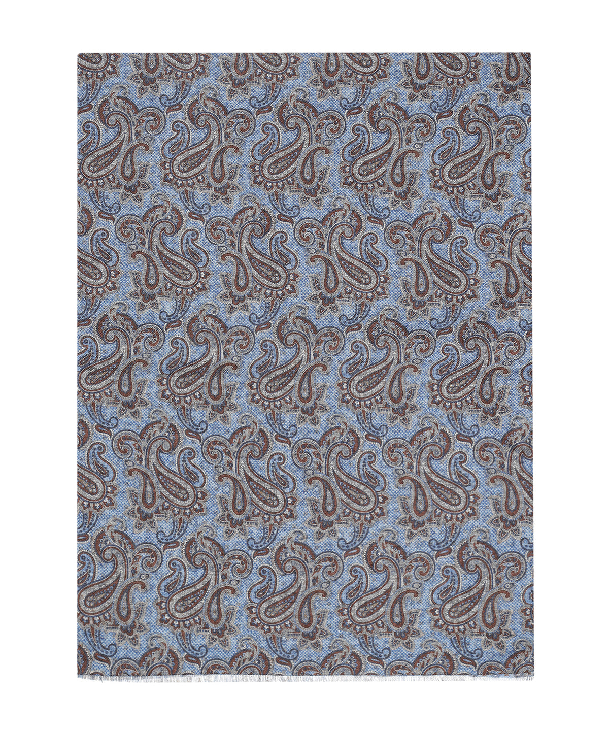 100% Wollen Sjaal | Lichtblauw Design
