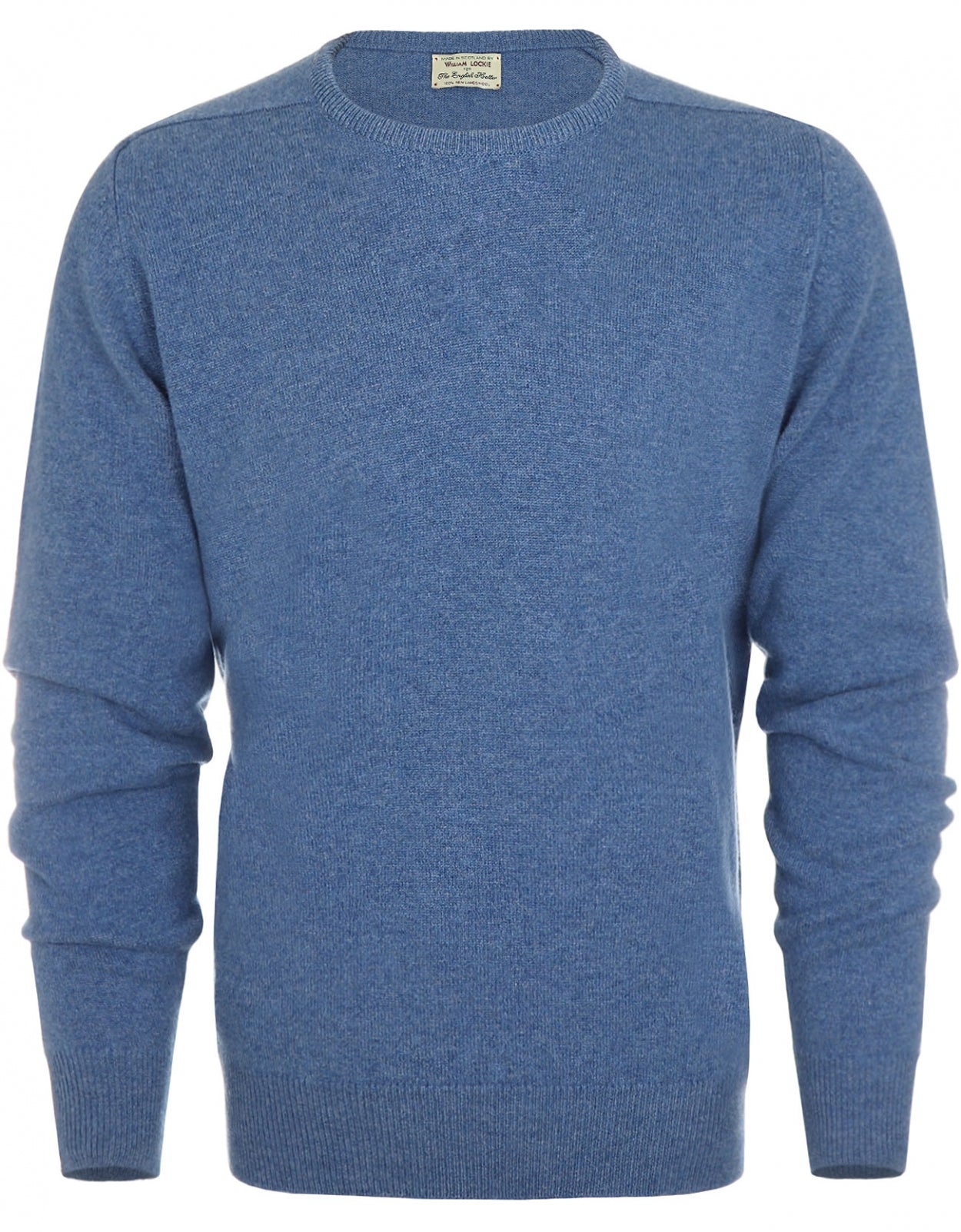 William Lockie Rundhalspullover aus Lammwolle | Jeans