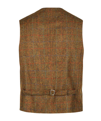 Harris Tweed Gilet | Bruin Melange Ruit