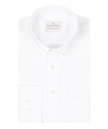 Brushed Cotton Shirt Button Down | Wit
