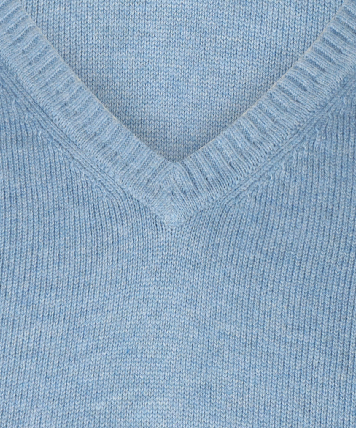 Katoenen V-Hals Pullover |