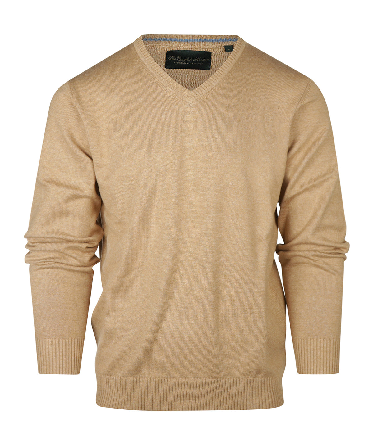 Baumwollpullover mit V-Ausschnitt |