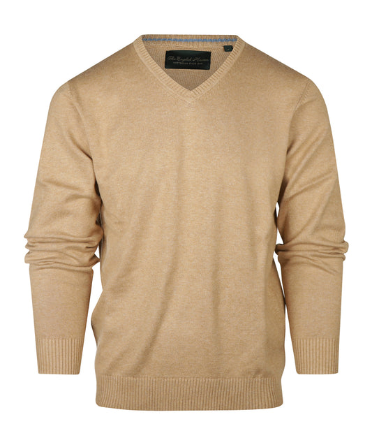 Katoenen V-Hals Pullover |