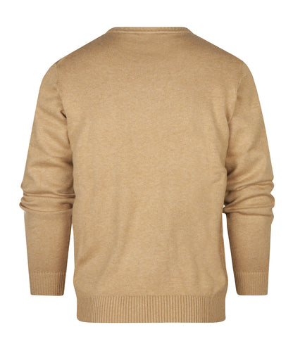 Baumwollpullover mit V-Ausschnitt |