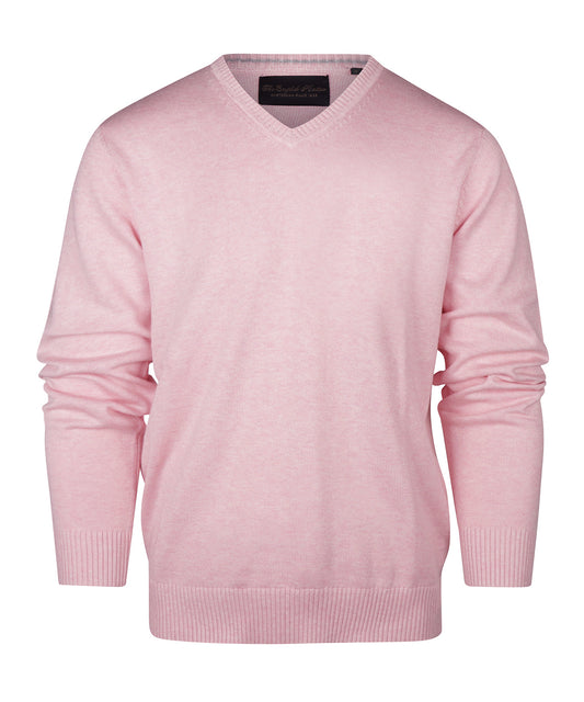 Katoenen V-Hals Pullover |