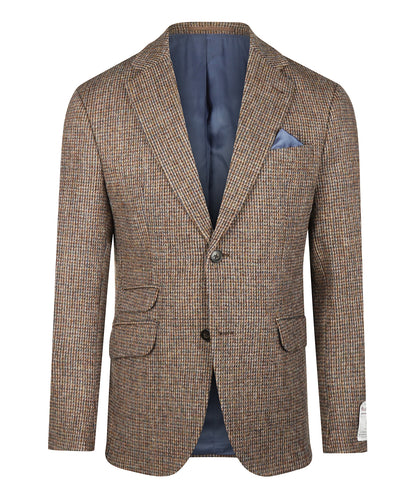 Harris Tweed Colbert | Bruin Blauwe Ruit