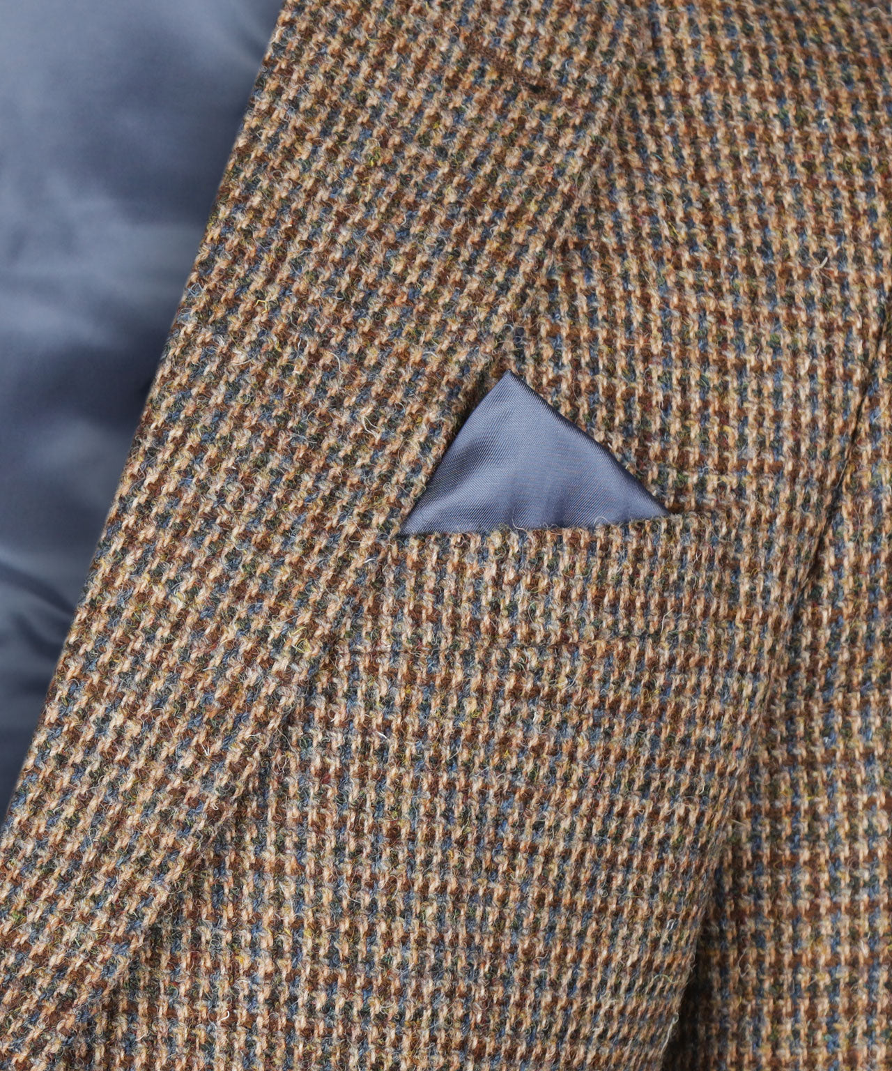 Harris Tweed Colbert | Bruin Blauwe Ruit