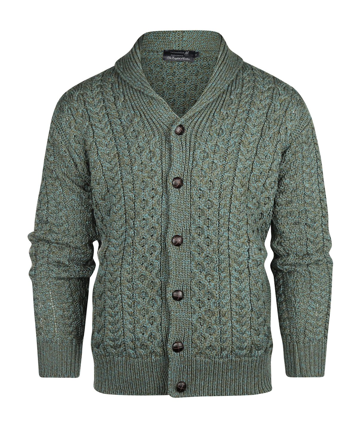 Aran Vest wol | Fern Marl