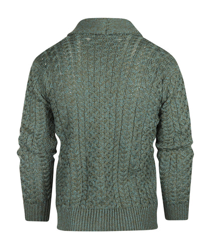 Aran Vest wol | Fern Marl