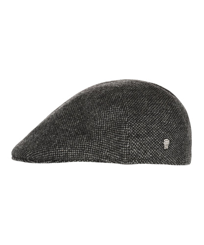 Jockey Tweed Cap | Donkergrijs Micro Ruit