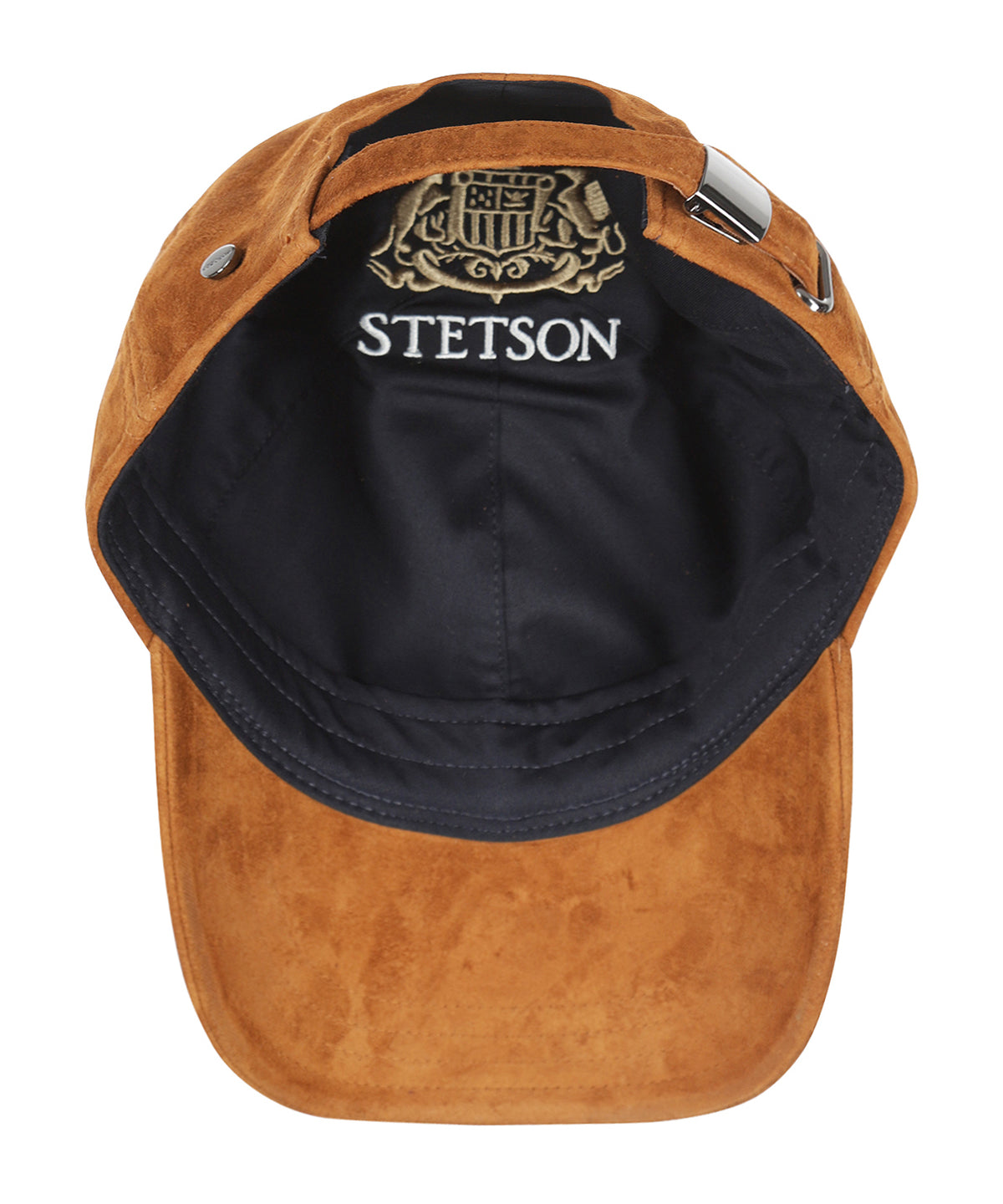 Goat Suede Baseball Cap  | Cognac