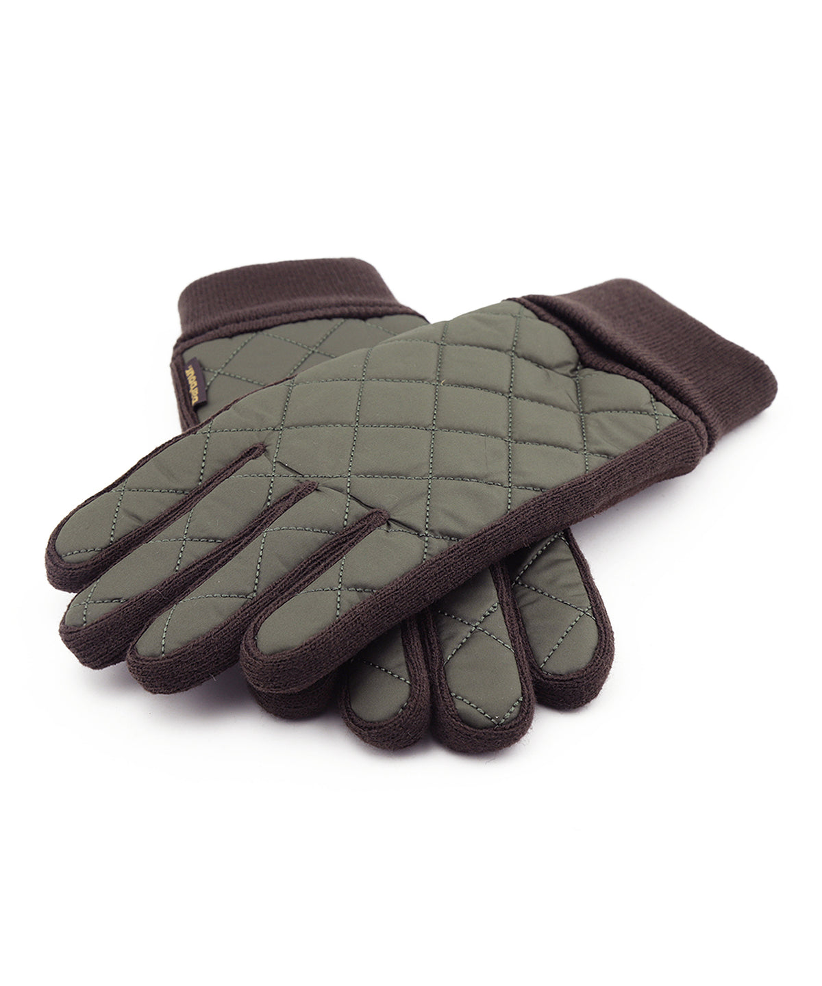 Magnus Quilt Handschoenen | Green Brown