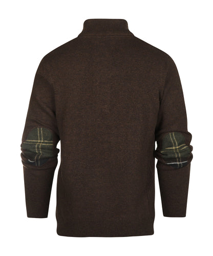 Holden Half Zip | Donkerbruin