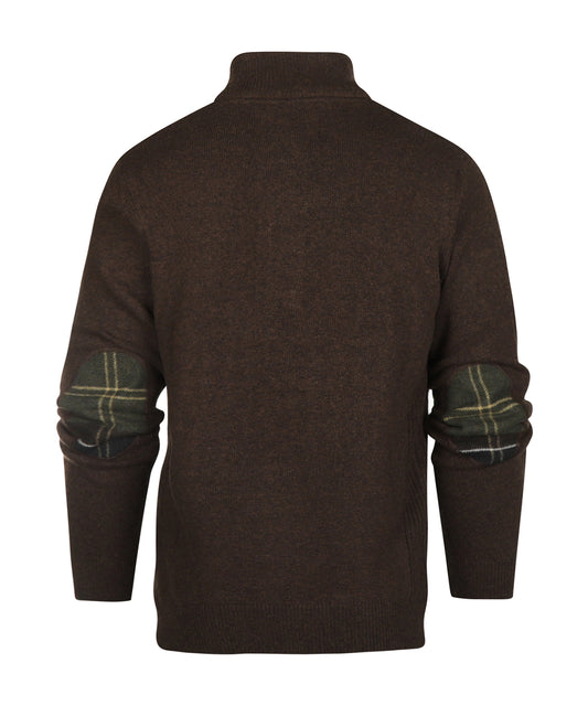 Holden Half Zip | Donkerbruin
