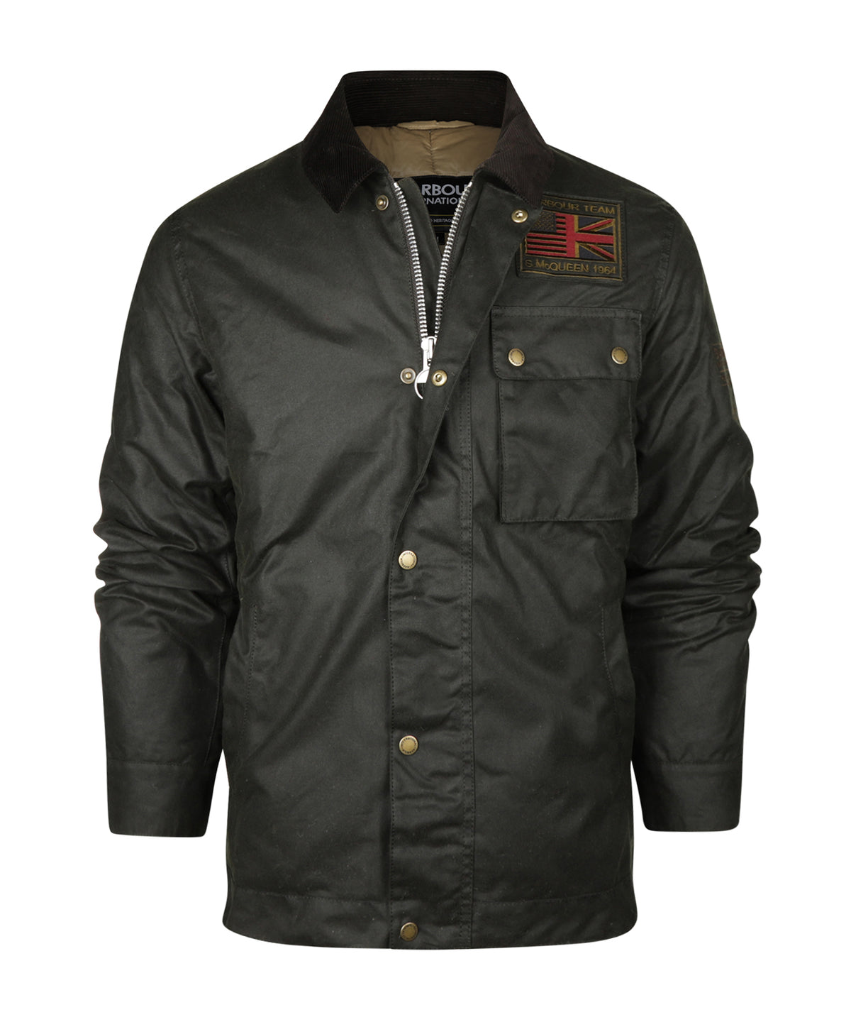Steve McQueen Wax Jacket | Sage