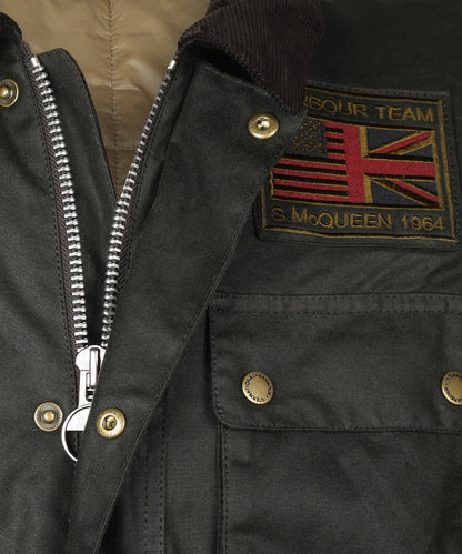Steve McQueen Wax Jacket | Sage