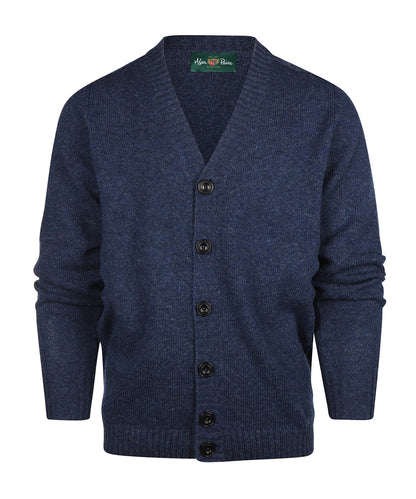 Vest Shetland Wol | Indigo