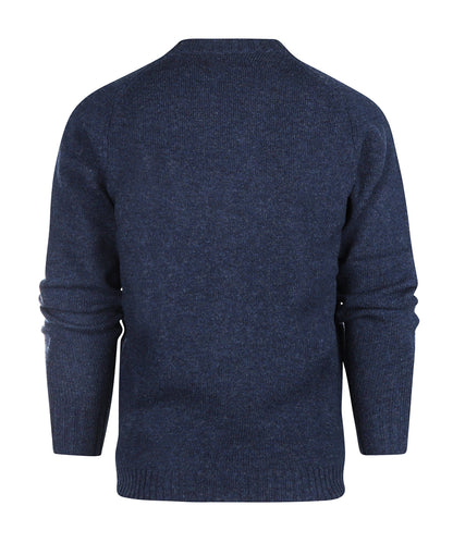Vest Shetland Wol | Indigo