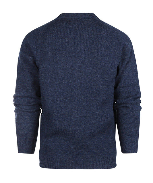Vest Shetland Wol | Indigo