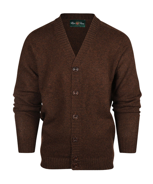 Vest Shetland Wol | Coffee