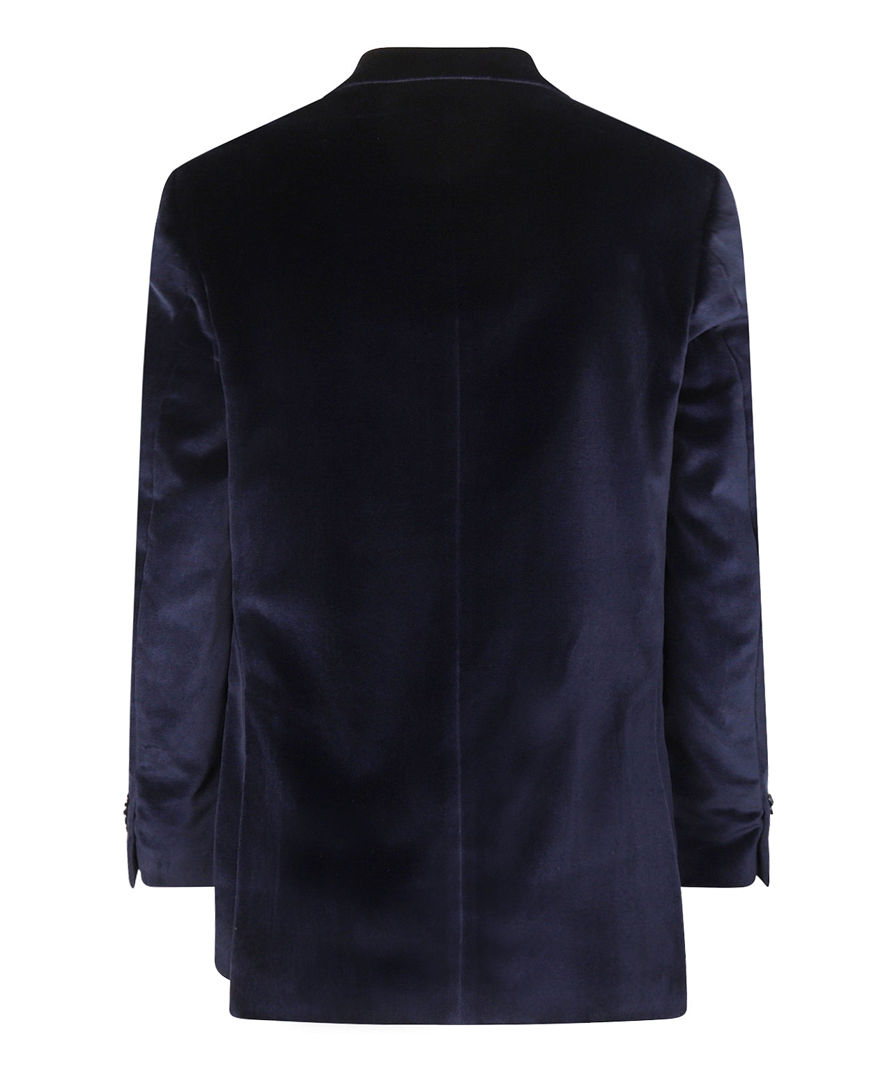 Velour Colbert | Navy Velvet
