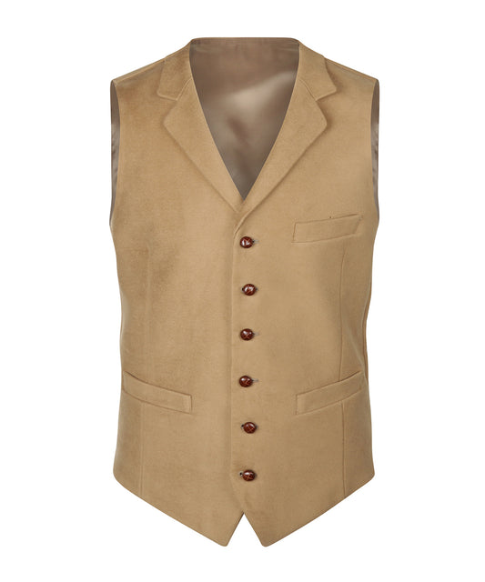 Moleskin Gilet | Camel