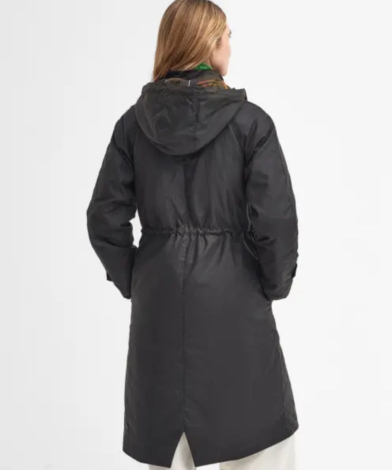 Barbour Long Cannich Wax Jacket Women's | Green