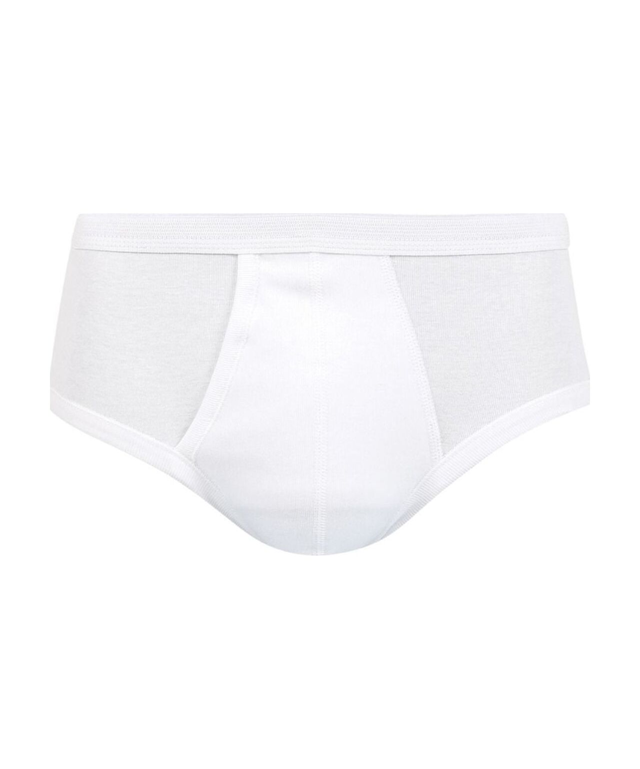 Slip aus hochwertiger Baumwolle | Weiß