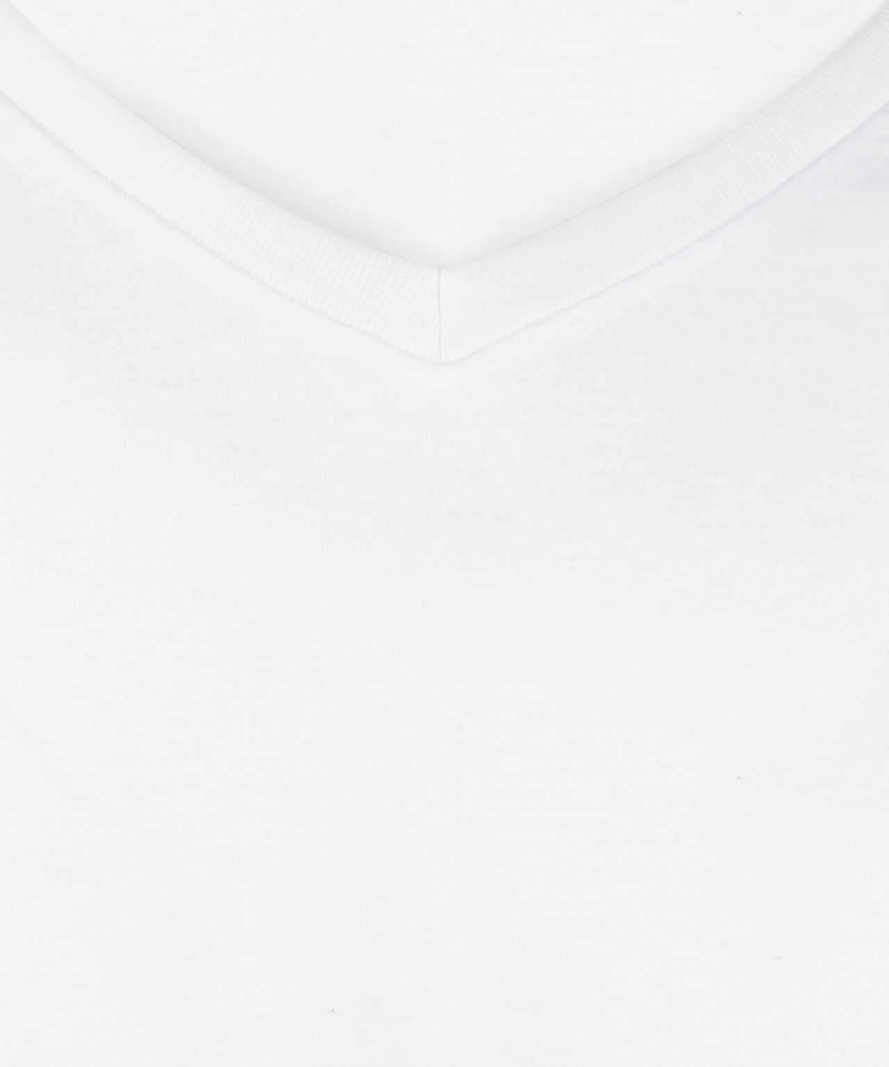 2er-Pack T-Shirts mit V-Ausschnitt | Weiß