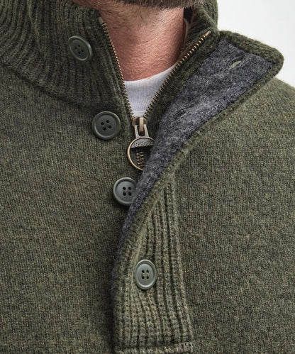 Elbow Patch Sweatshirt | Forest Green