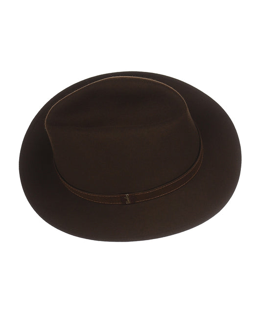 Borsalino Hoed Traveller | Dark Brown