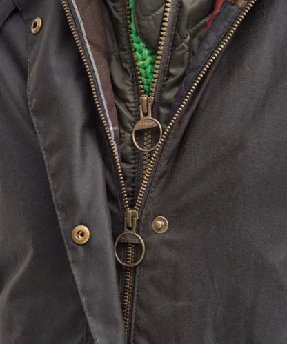 Barbour Long Cannich Wax Jacket Women's | Green
