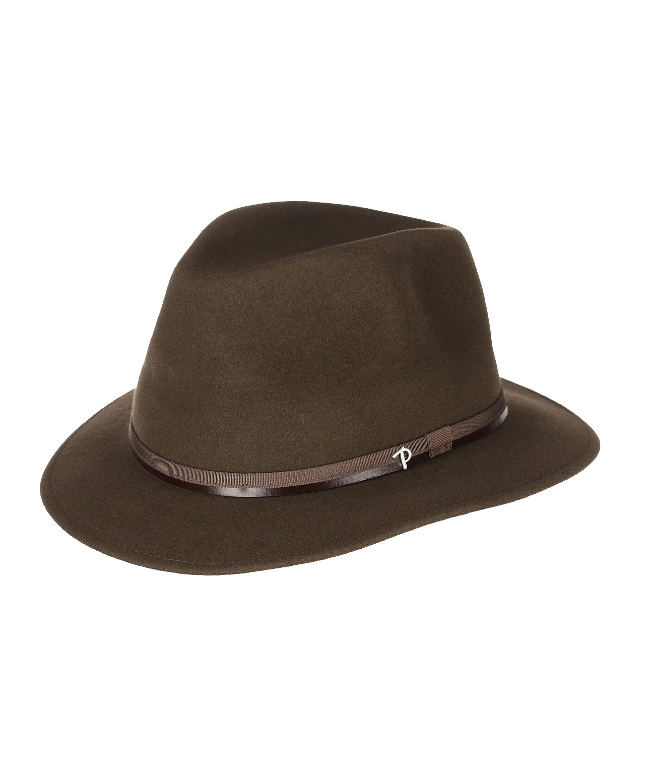 Sporty Italian Hat Hair Felt | Brown